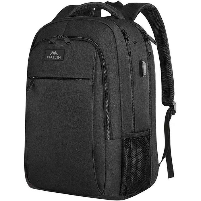 MATEIN Plecak biznesowy na laptopa 17,3" wielofunkcyjny wygodny USB