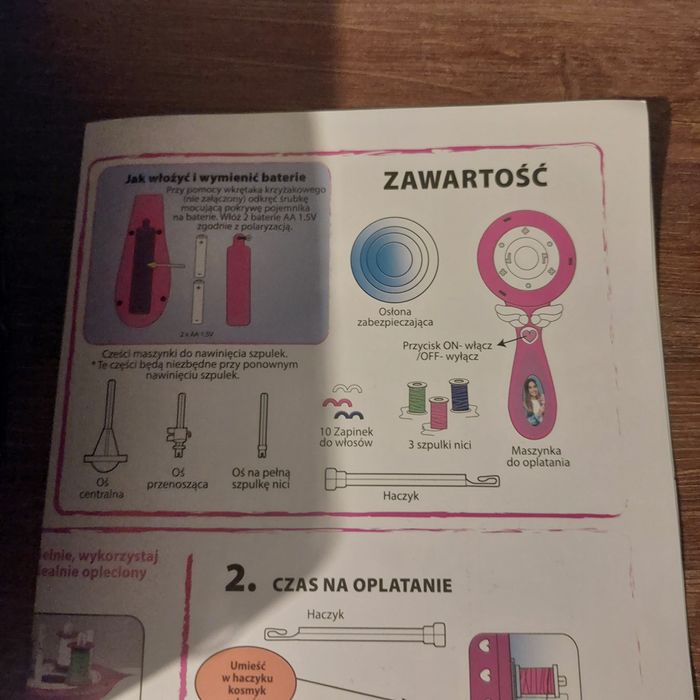 Oplotka do włosów warkoczyki NOWA Cobi