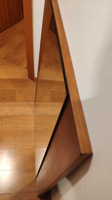 Espelho Decorativo - Madeira Cerejeira maciça