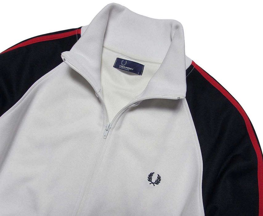 Fred PERRY _ original sweatshirt _ full zip _ bluza L