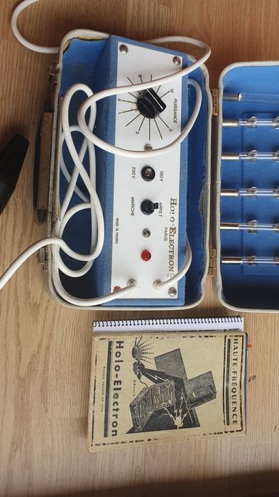 Aparelho alta-frequencia Holo-Electron Ruptor