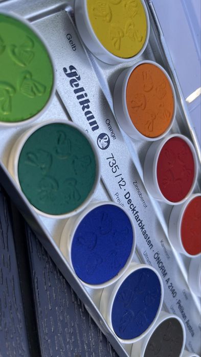 Набір акварельних фарб Pelikan 735 / 12 (Австрія)