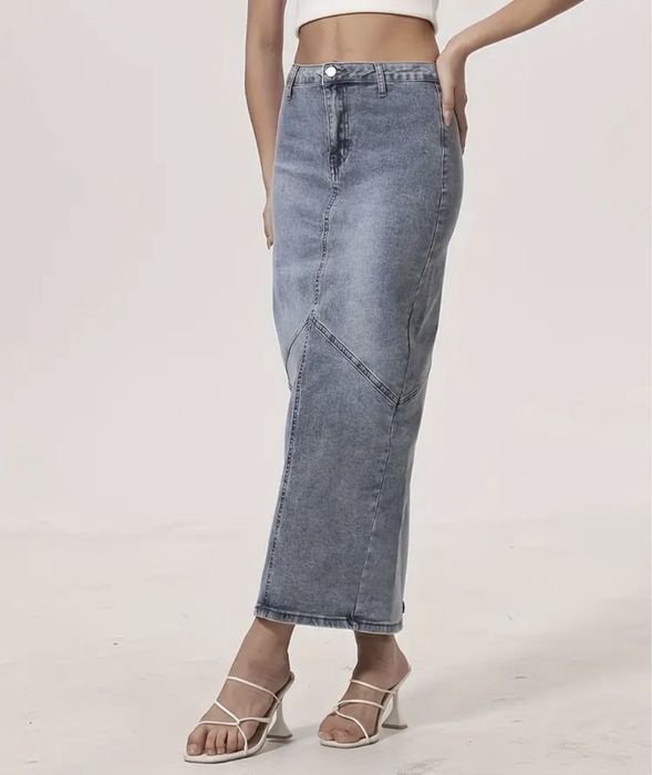 Спідниця довга джинсова L/XL нова