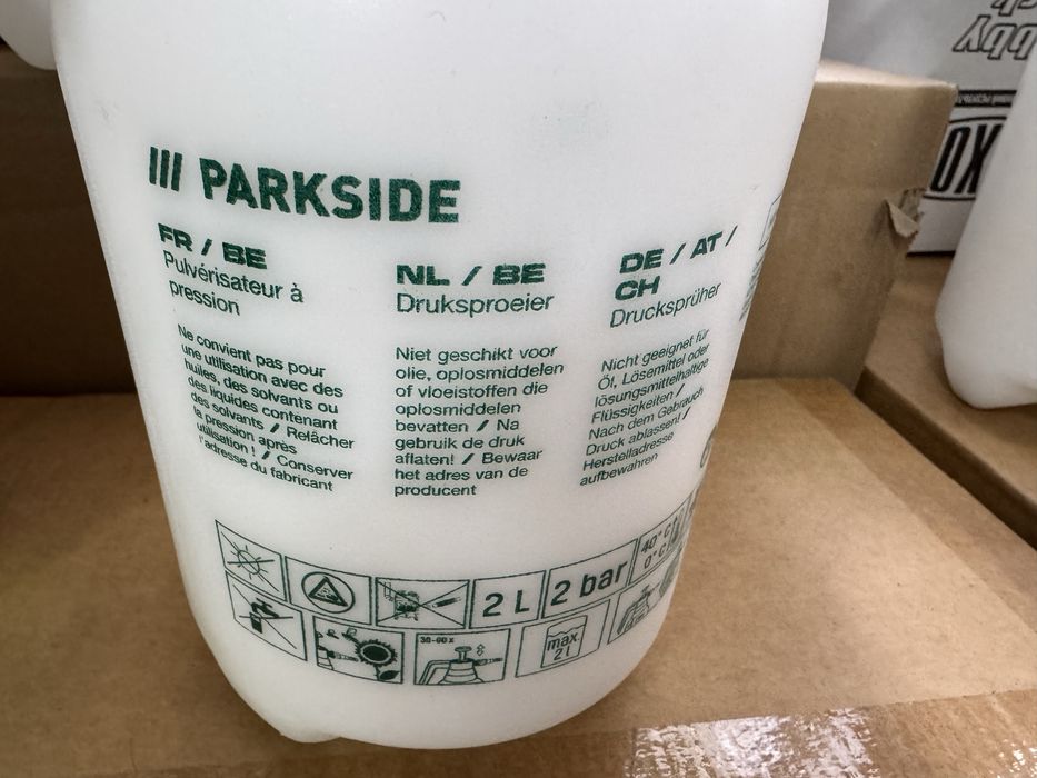 Обприскувач ручний 2 бар 2 л. PARKSIDE комбінований (2526)