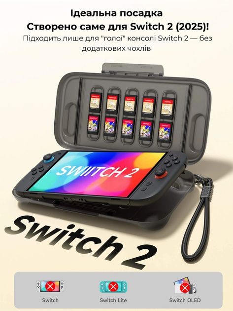 Чохол амортизуючий JSAUX PC0116 для Nintendo Switch 2