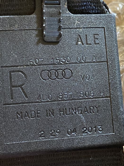 РЕМЕНЬ безпеки ремни безопасности  AUDI Q7 4l 2013 ауди к7 , ауді ку7