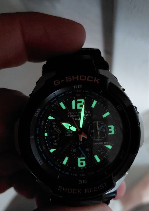 Годинник Casio G-SHOCK на сонячній батареї, з радіоконтролем