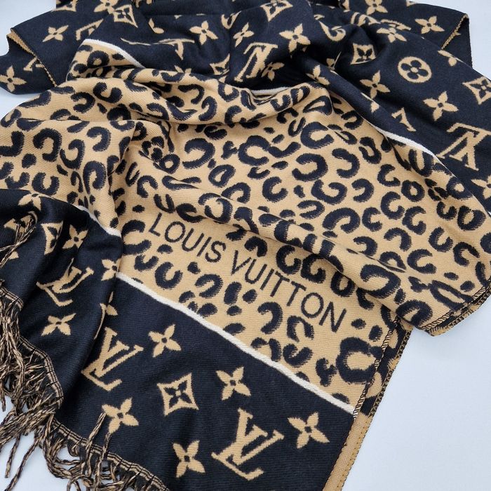 Кашеміровий палантин  LV Louis Vuitton шарф