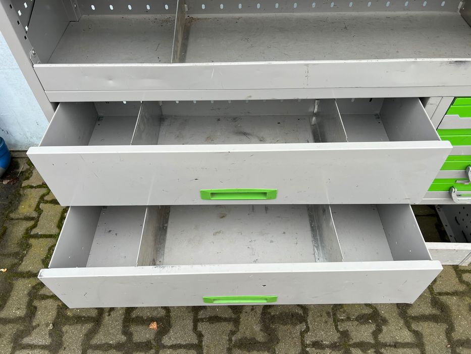 Zabudowa Serwisowa Busa VEHIKIT Regały Walizki Skrzynki Mobilne