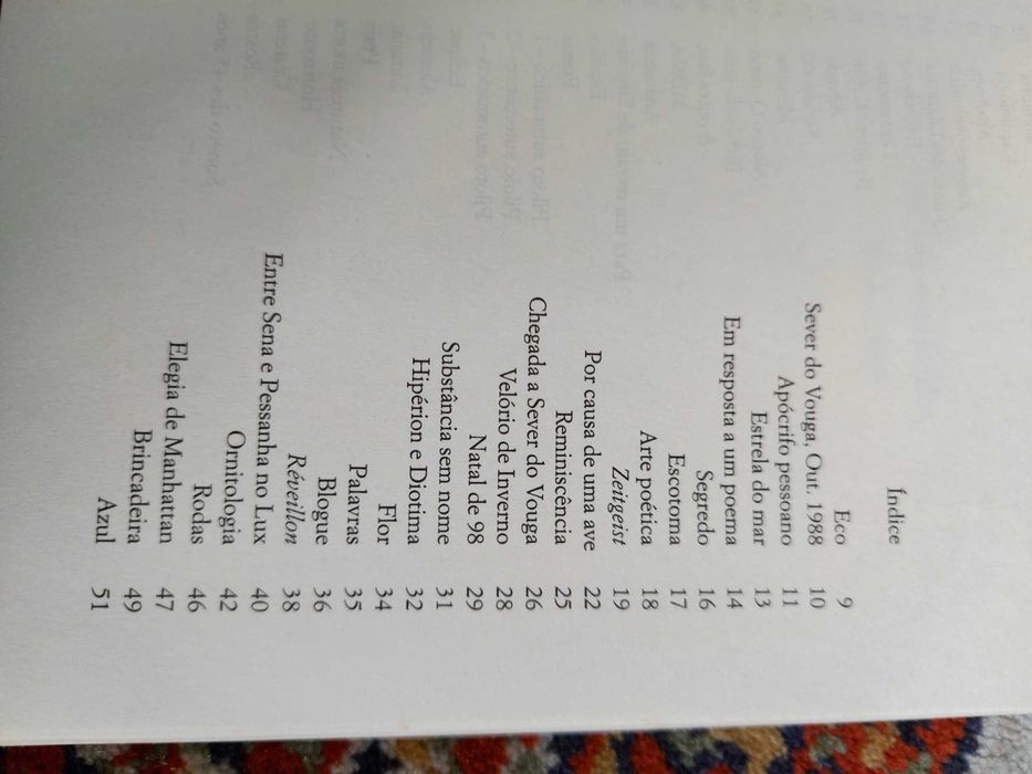 Livro fernando pinto do amaral prosa/ poesia