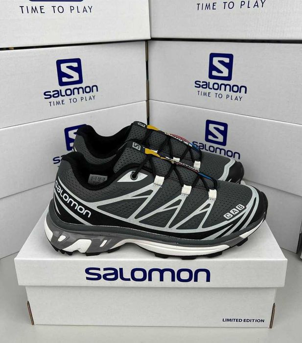 !ТОП! Salomon XT-6 Grey/White 36 37 38 39 40 41 42 43 44 45 46 саломон