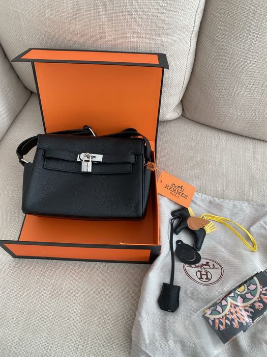 Сумка в стиле Hermes Kelly 25см кожа Togo
