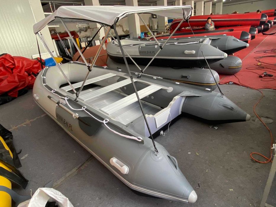 PONTON BN 420 NAJWIĘKSZY W SWOJEJ KLASIE - wzmocnione całe dno