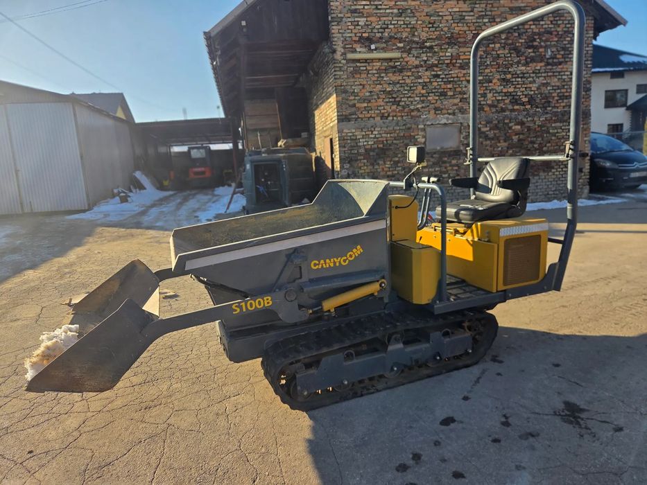 Kubota Cany com  Wozidełko budowlane taczki  samazaładowcze canycom Silnik kubota BTUTT