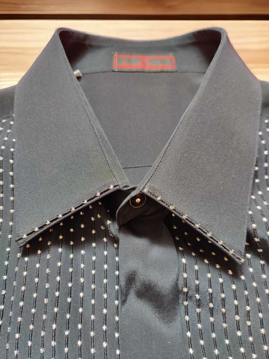 Шелковая рубашка San Carlo Paris ручная работа Италия!