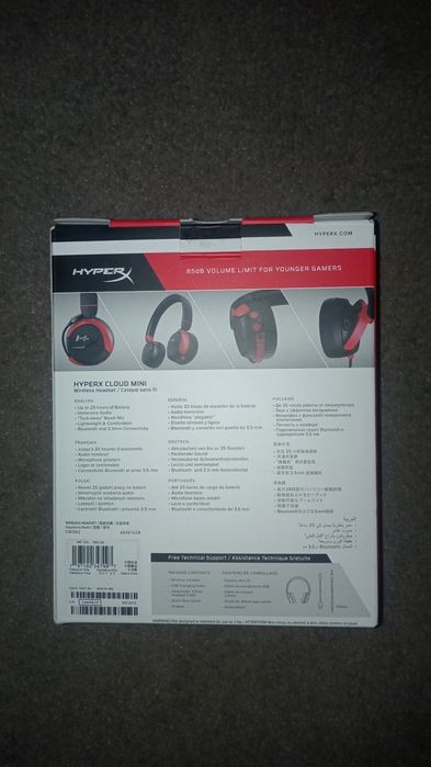 HyperX Cloud Mini Wireless Bluetooth- como novos443744576047032321