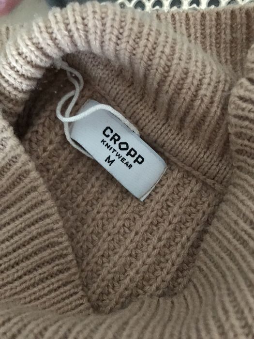 Cropp beżowy sweter damski r. M