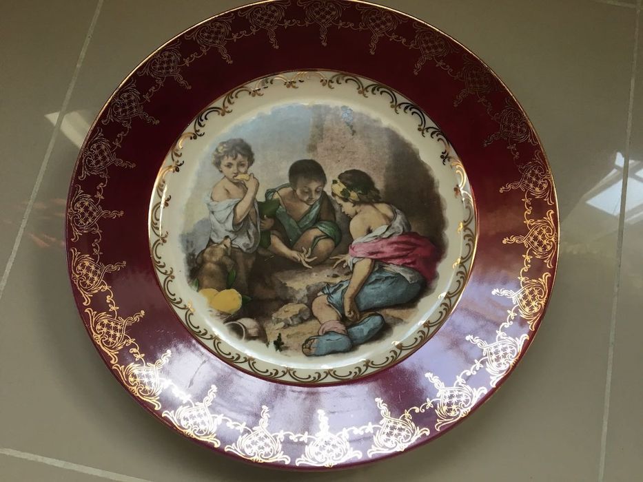 Prato de bolo Gloria Fine Porcelain, Bavaria Western Germany
