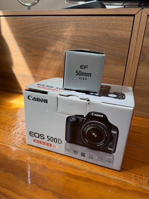 Canon 500D com lentes