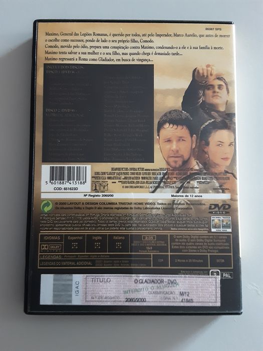 O gladiador 1 edição 2 discos