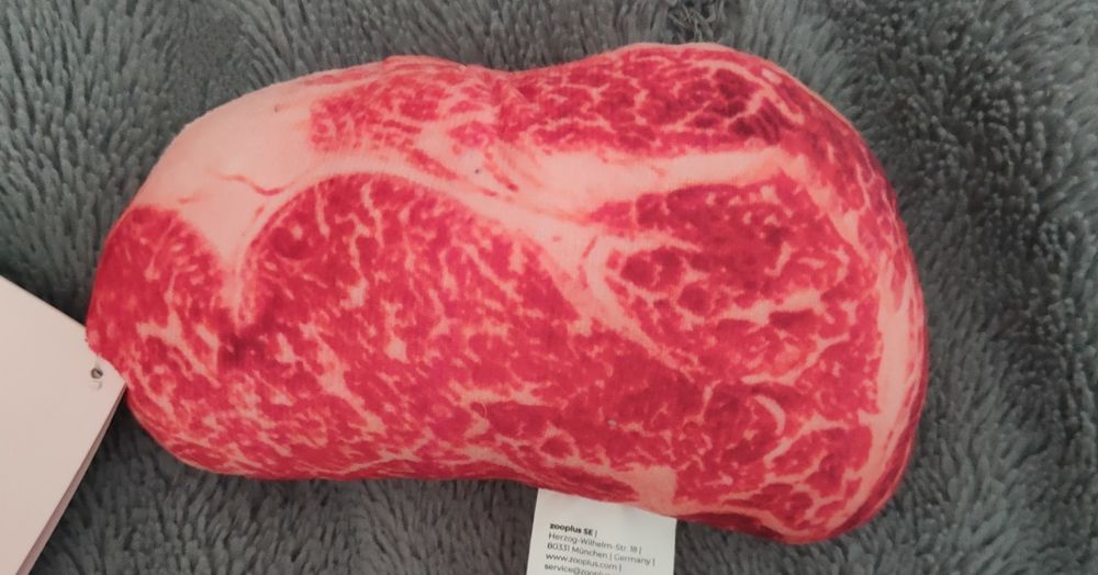 Zabawka dla psa stek