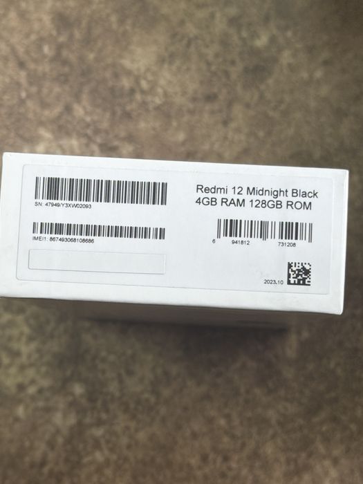 Redmi 12 4GB/128GB Midnight Black