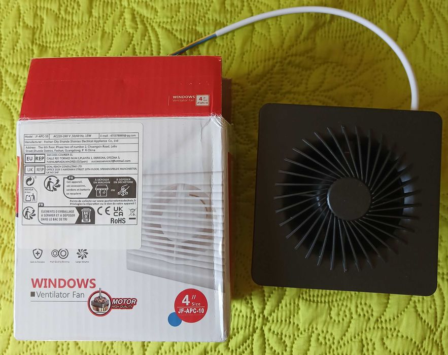 Ventilador de ar Novo