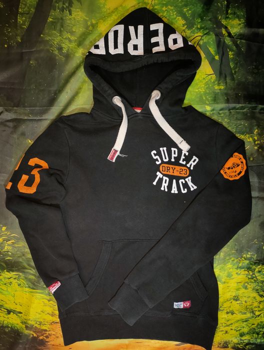 Bluza z kapturem Superdry Track & Field czarna S