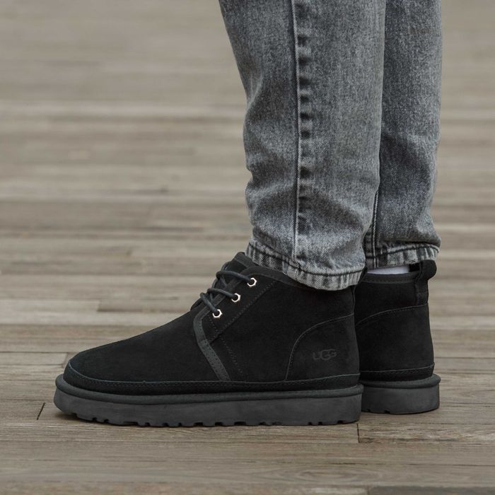 Мужские зимние угги , UGG Neumel "Black" Suede. 40-45