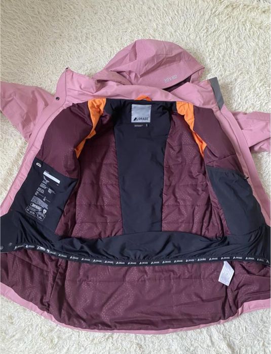 Лижна жіноча куртка нова orange, сноубордична куртка