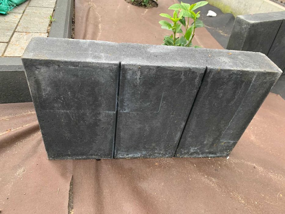 Obrzeże palisada grafit 8x28x48