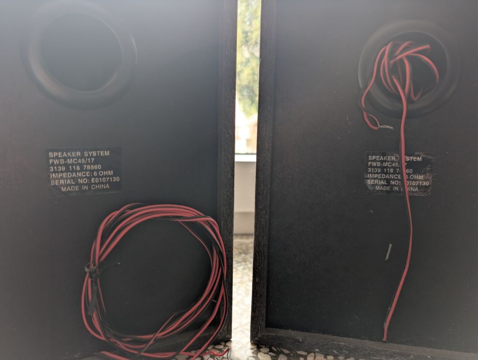 Kolumny głośnikowe Philips FWB-MC45/17 | 6 Ohm | Drewno