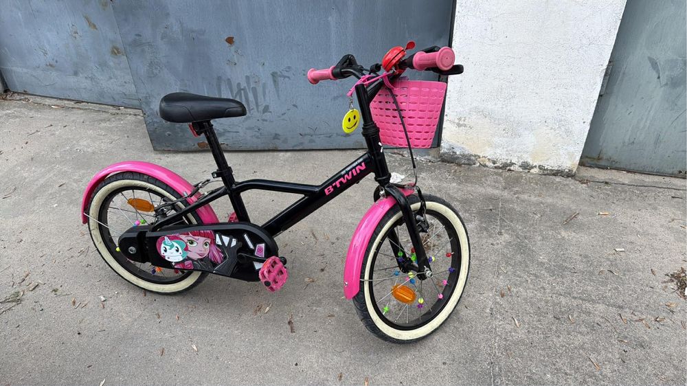 Rowerek dziewczęcy 16 cali BTWIN