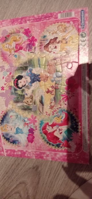Puzzle księżniczki + myszka Minnie