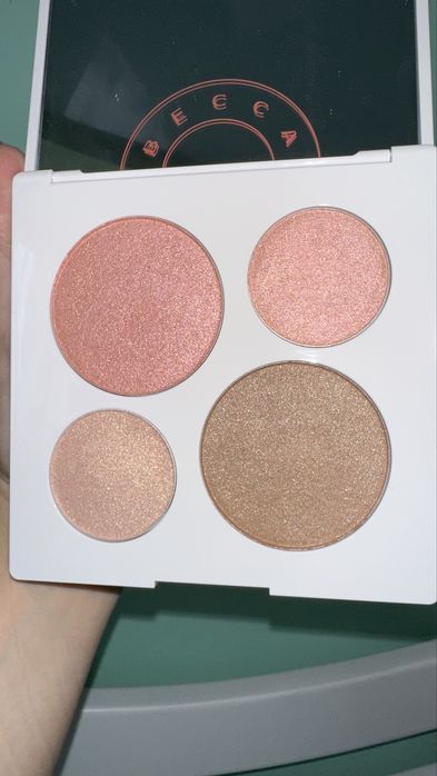 BECCA Sunsetter Face Palette (limited edition) палетка хайлайтерів лімітка