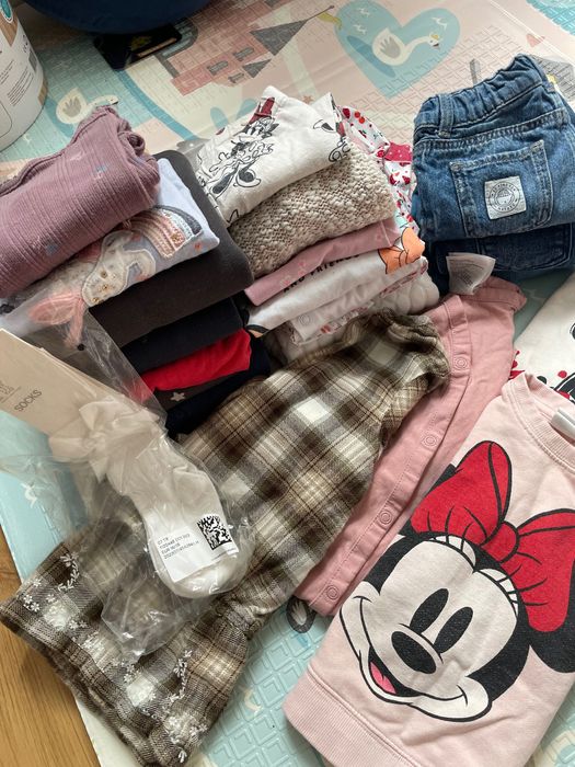 Ubranka dla dziewczynki H&M Zara 74