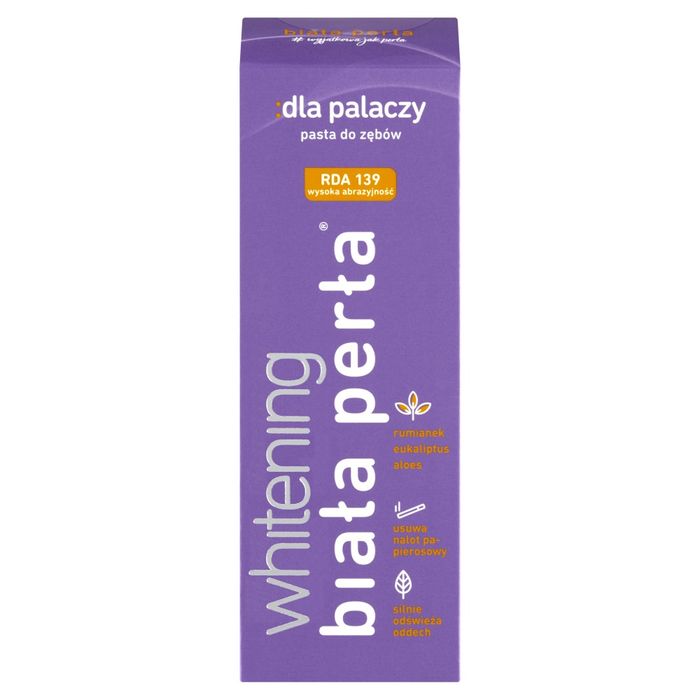 Biała Perła Dla Palaczy wybielająca pasta do zębów 75ml
