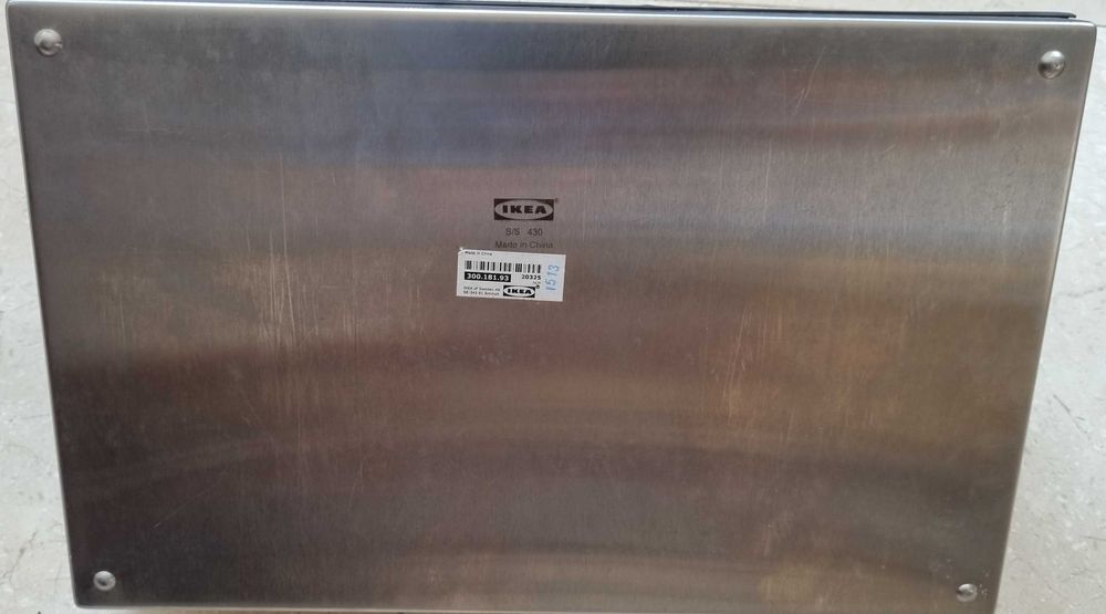 Caixa de pão de aço inoxidável ORDNING