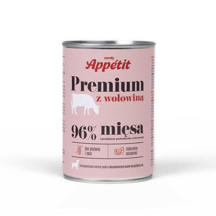 COMFY APPETIT PREMIUM WOŁOWINA 400G - 6 sztuk Promocja