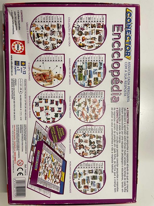 Jogo didático para crianças sobre o conhecimento