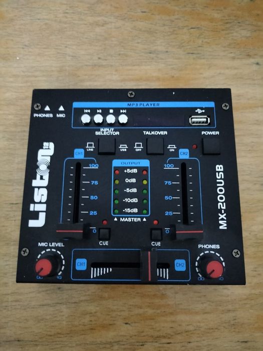 Mixer usb dla dj.a dwukanalowy ładny