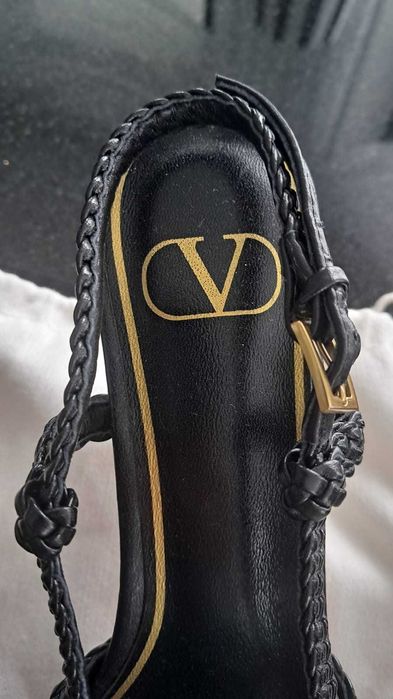 Valentino czółenka plecione  eleganckie