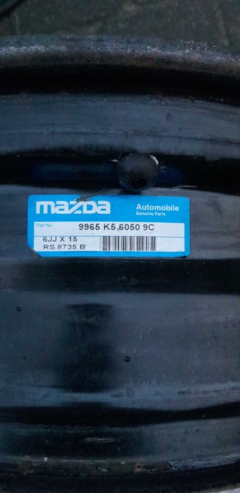 Felgi stalowe Mazda 3 6 5 R15 5x114,3