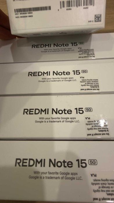 Telemóvel Xiaomi Redmi Note 15 5G - 8GB ram 256GB disco Preto - Novos caixa fechada !