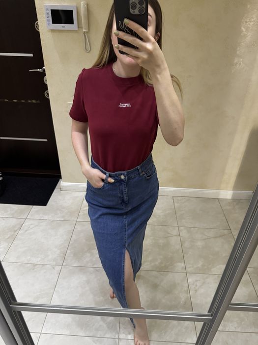 Джинсова спідниця від Zara