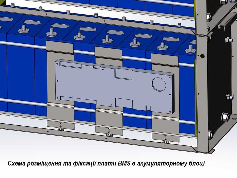 Корпус 48V 16S двоярусний для самозбірки LiFePO4 під екран 4.3 та JK BMS V19
