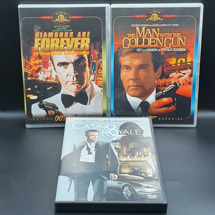 Lote DVD - 6 Filmes James Bond 007 - Ref. VI