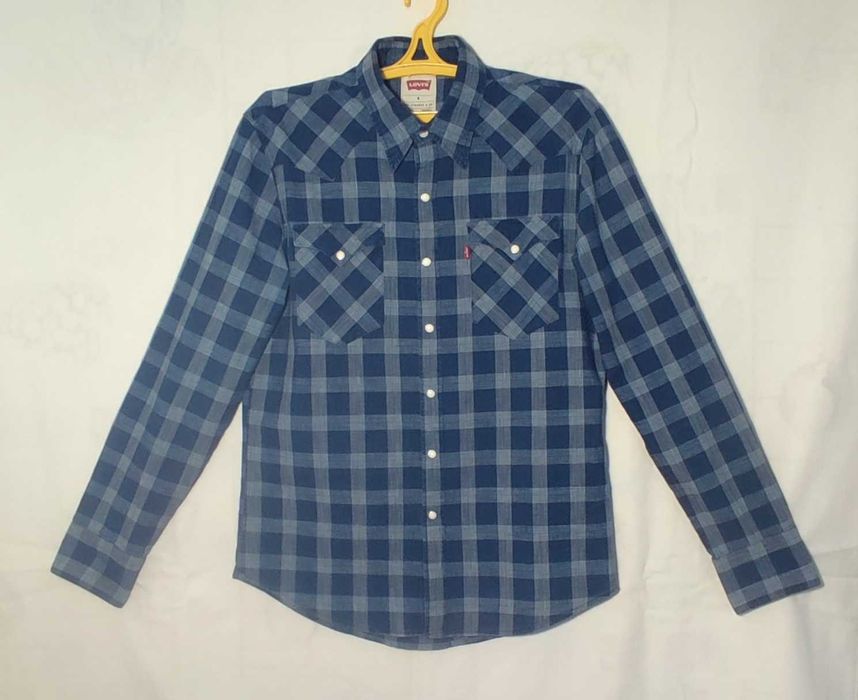 Сорочка Levi’s чоловіча на металевих кнопках, розмір M