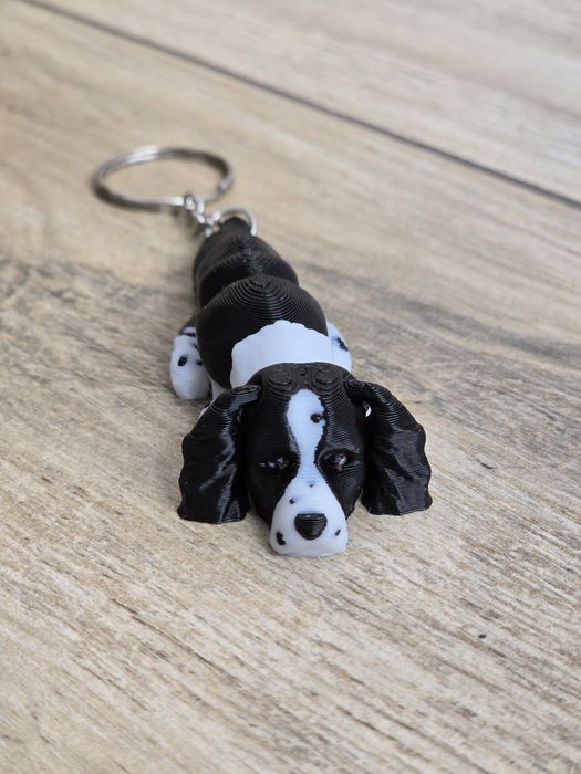 Breloczek Springer Spaniel 3d -Seria Psiaków Brelok Druk3d fidget