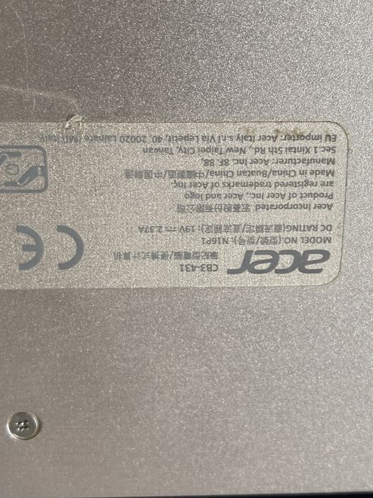 Ультрабук Б-клас Acer Chrome CB3-431